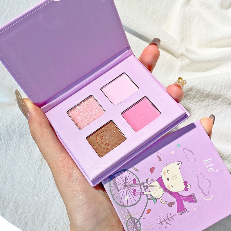 Phấn mắt nhũ lì 4 ô KTE Sena Beauty | BigBuy360 - bigbuy360.vn