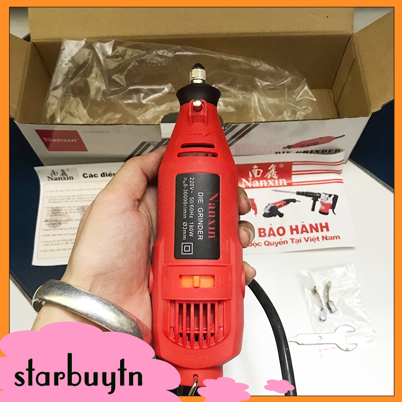 máy khoan mini Nanxin 5032 chạy điện 220, khoan con chuột