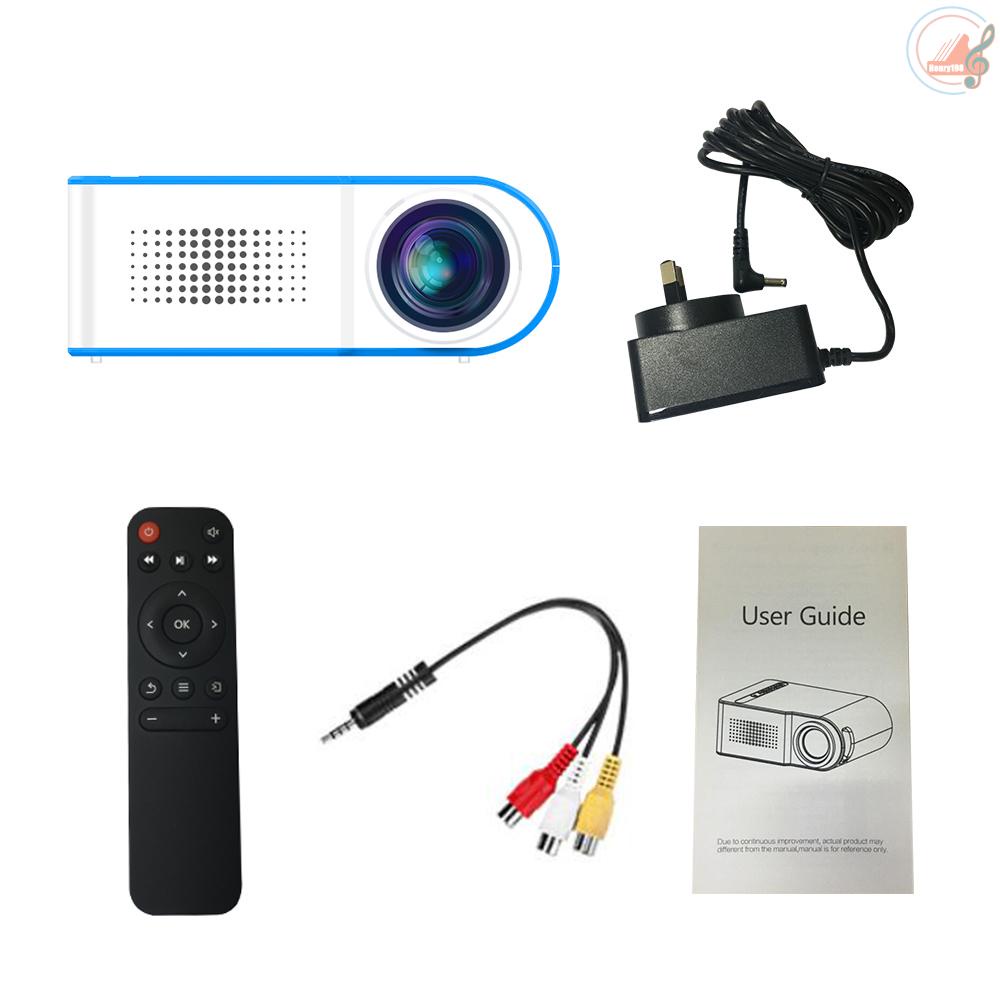 Máy Chiếu Đa Phương Tiện Abecy Yg210 1080p Hỗ Trợ 600 Độ + Bộ Phụ Kiện Đi Kèm