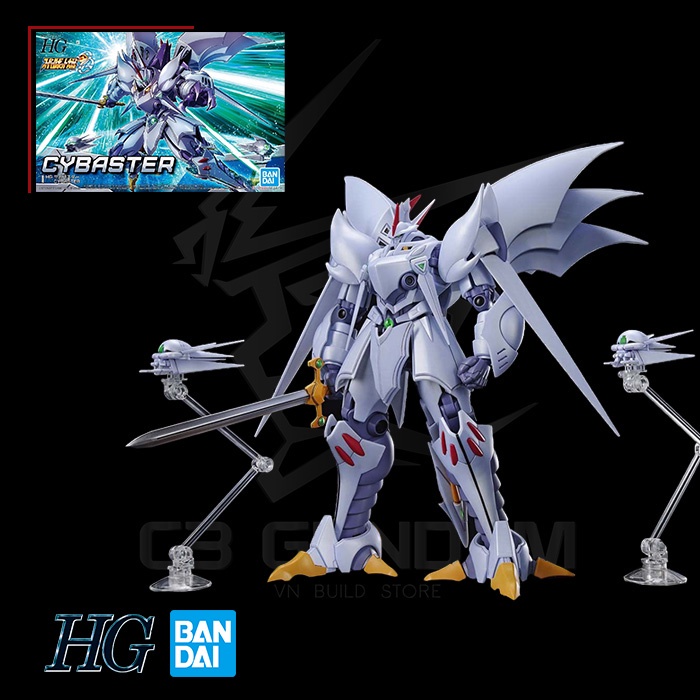 [BANDAI] MÔ HÌNH LẮP RÁP HG CYBASTER SUPER ROBOT WARS OS GUNPLA CHÍNH HÃNG NHẬT BẢN