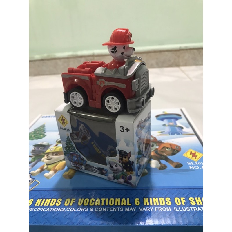 Xe chó cứu hộ Paw patrol chạy đà cho bé