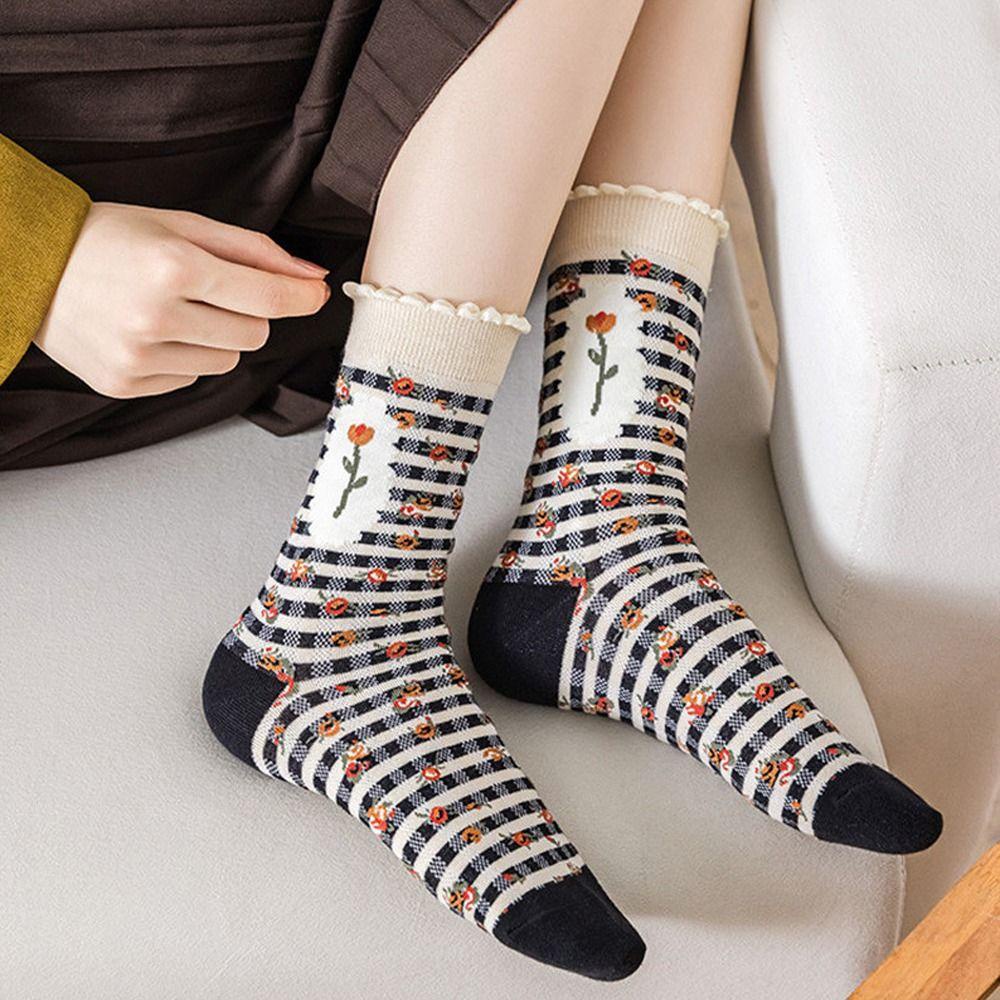 AROMA Đôi Vớ ThoáNg Khí PhốI Nơ ThờI Trang Cho Nữ