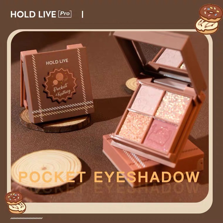 Bảng phấn mắt 4 màu HOLD LIVE Cute Planet Eyeshadow Palette xinh xắn hot trend Holdlive HLIV92 HL592 Yue Mu HL473 HLIV65