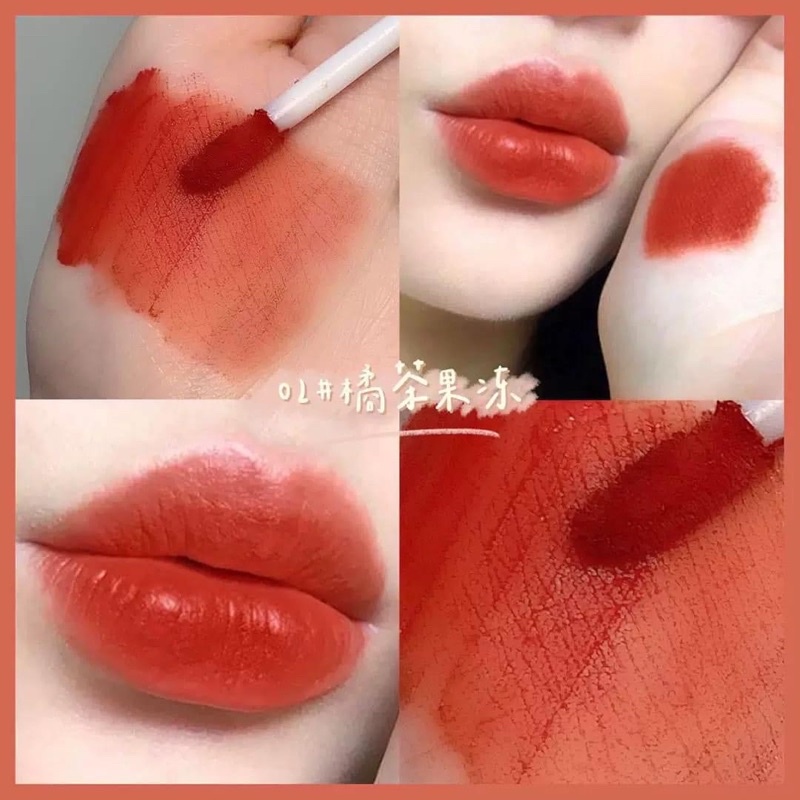 Set 5 Son Kem Lì Vongee Vịt tím Không Trôi Không Khô Môi