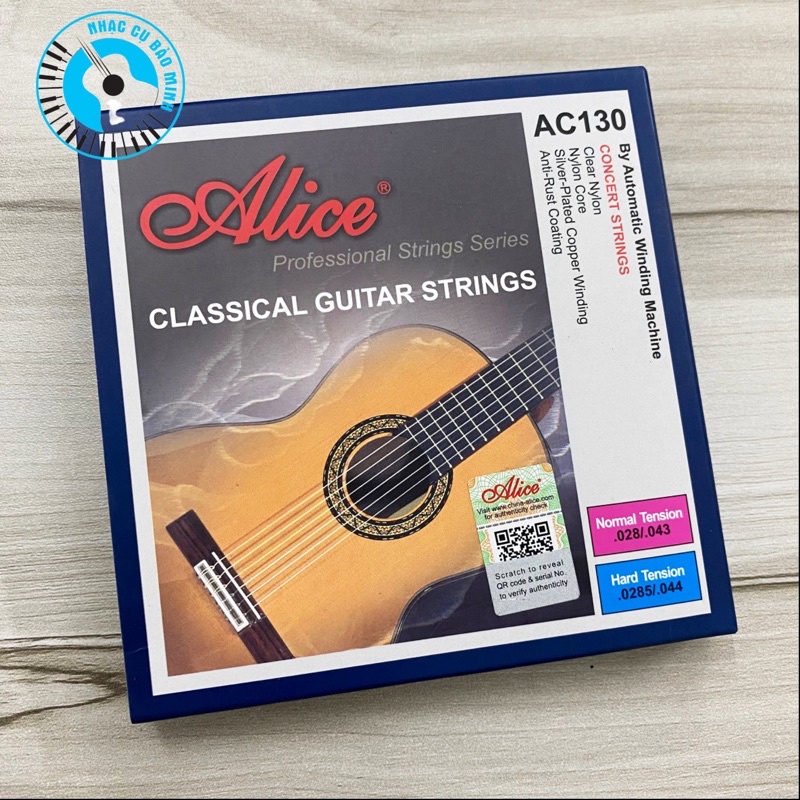 Dây đàn guitar classic Alice AC130 chính hãng tặng kèm phím gảy