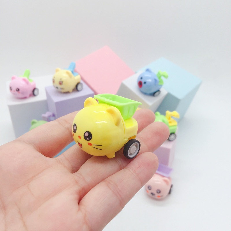 Đồ chơi xe hình con vật xinh xắn, dễ thương chạy dây cót, kéo thả cho bé yêu