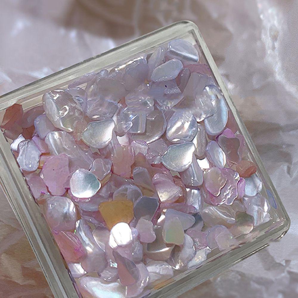 Hộp Vỏ Sò 3D Lấp Lánh Trang Trí Móng Tay Cho Nữ