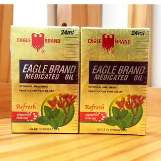Dầu gió con ó vàng eagle brand 24ml