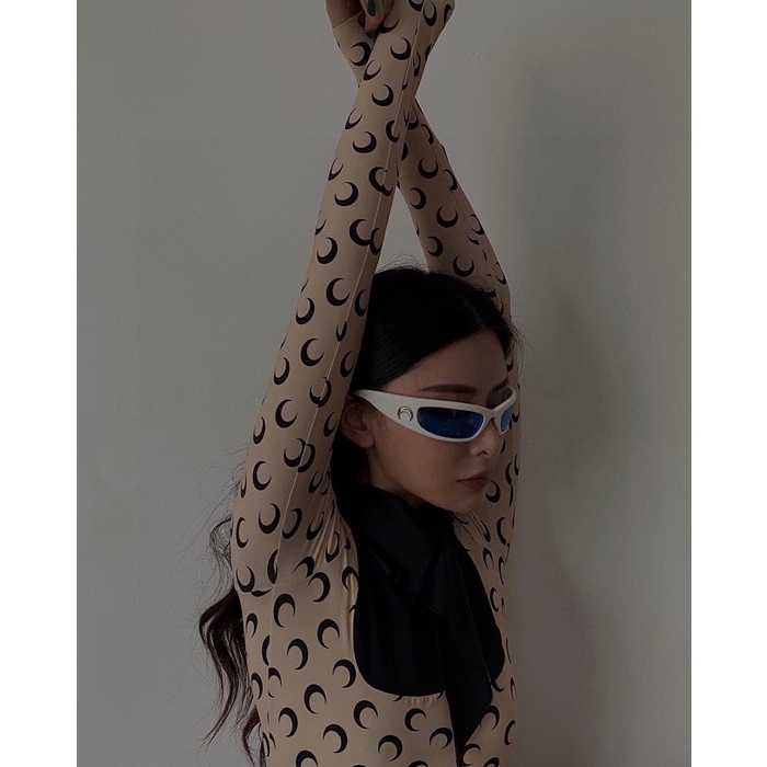 Kính Mát Hình Mặt Trăng Phong Cách Harajuku