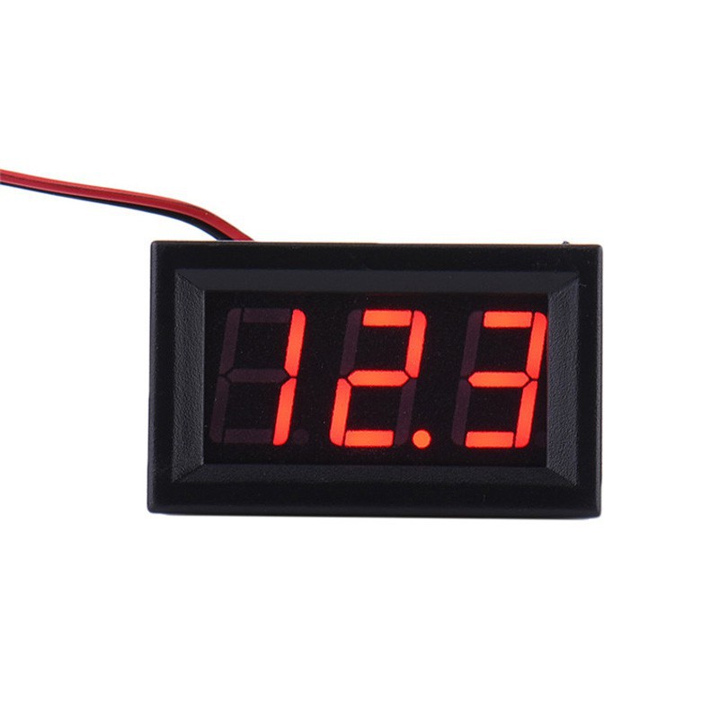 Vôn kế điện tử DC 4.50-30.0V dòng điện một chiều đèn led