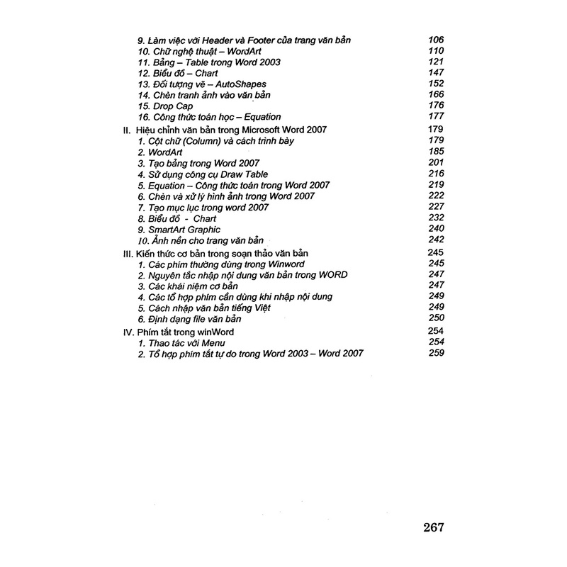 Sách Học Nhanh Word 2003 Và 2007