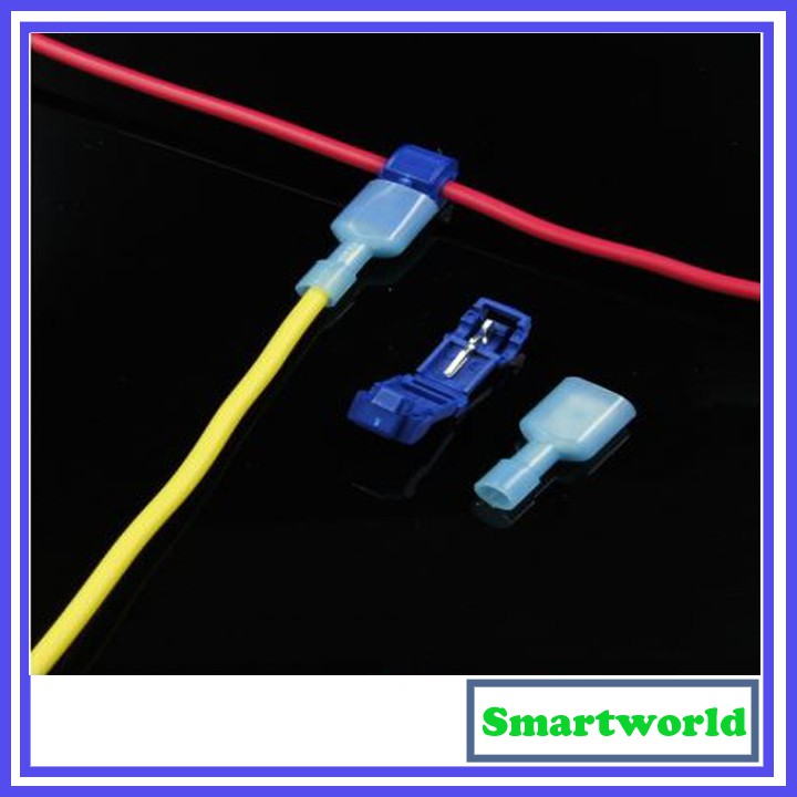 Combo 50 cút nối dây điện nhanh chữ T cho dây từ 1 - 2.5mm2 (T2)