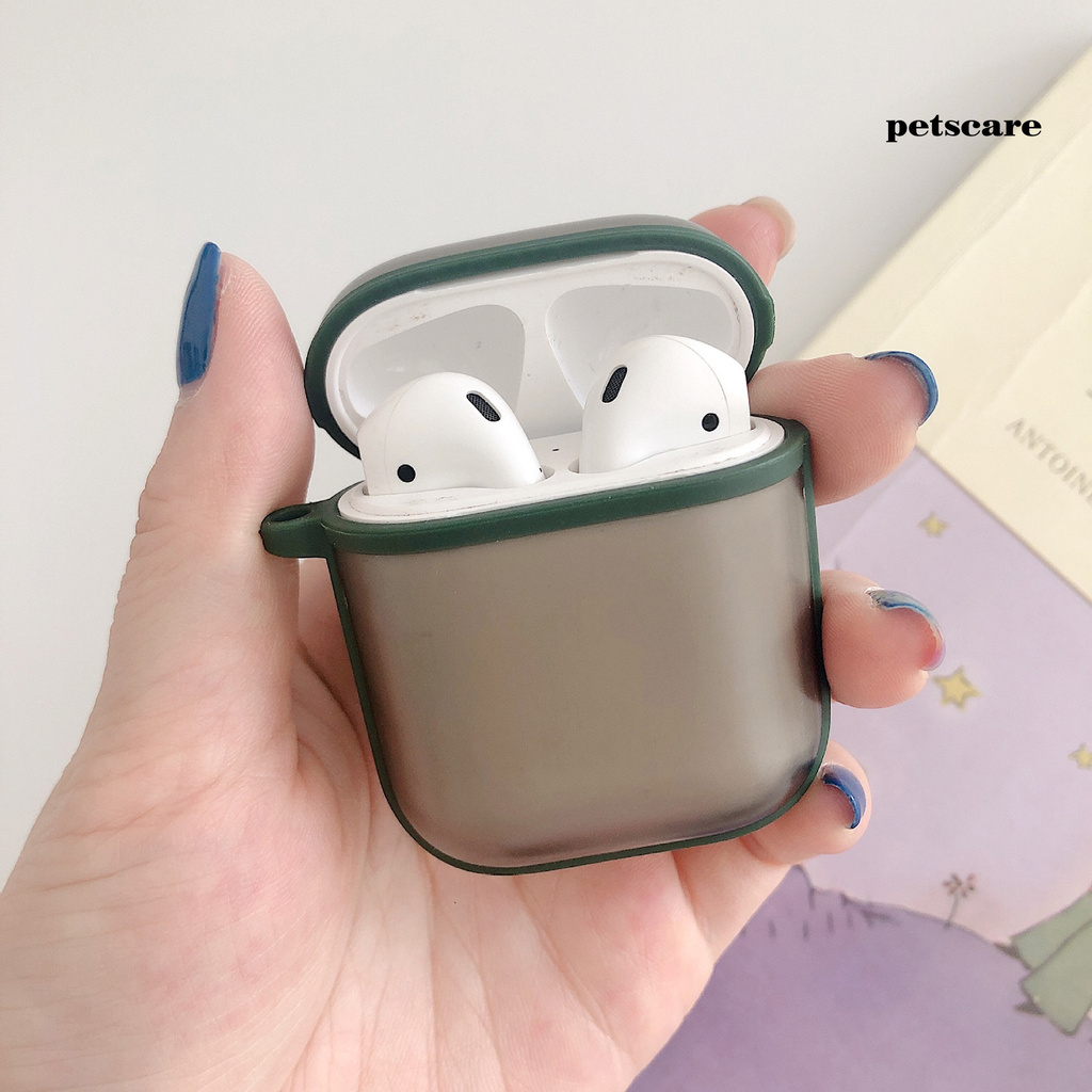 Vỏ Bảo Vệ Hộp Sạc Tai Nghe Airpods 1 / 2 Bằng Silicon Mềm Có Thể Giặt Được