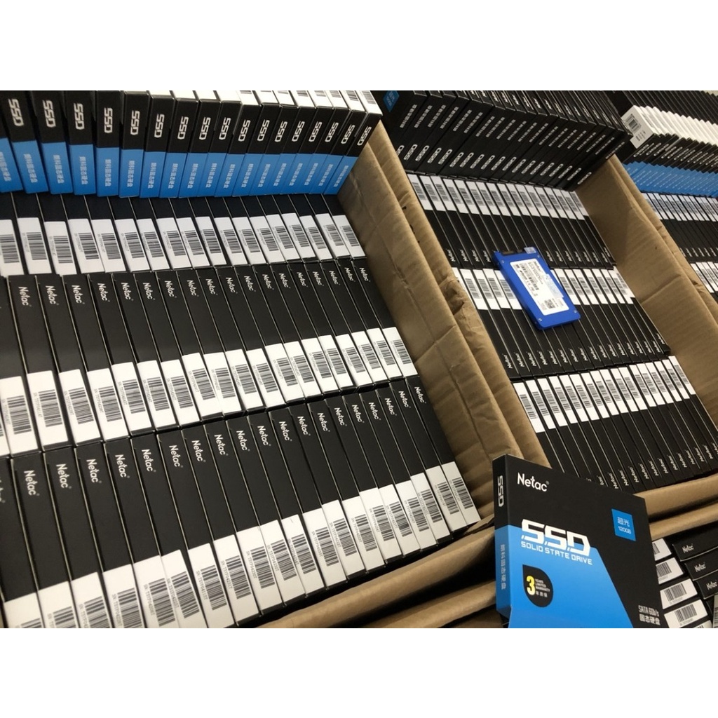 Ổ cứng SSD Netac SATA 2.5 120GB/128GB/240GB/256GB/360GB/512GB/1TB. Bảo hành 3 năm. Đọc ghi lên đến 550Mb/s