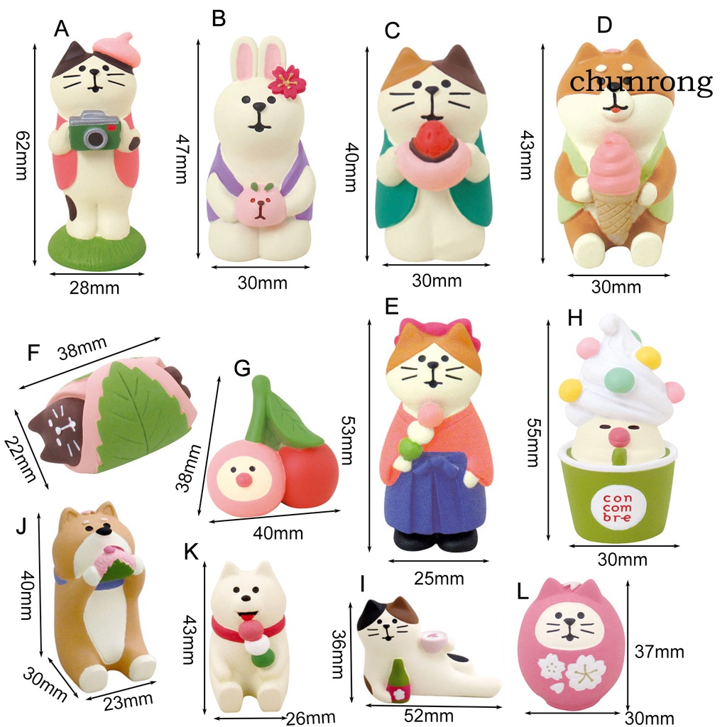 Mô hình đồ chơi động vật mini trọng lượng nhẹ dành cho trẻ em