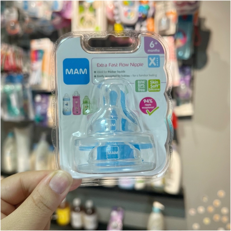 Núm ti thay thế bình sữa MAM size 3/4