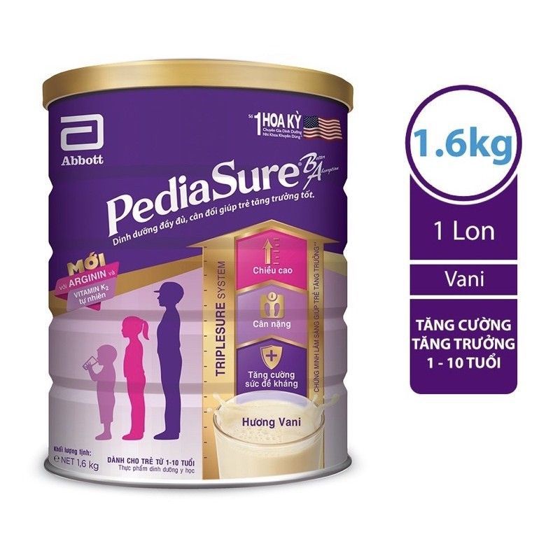 1 lon sữa bột PediaSure 1.6kg