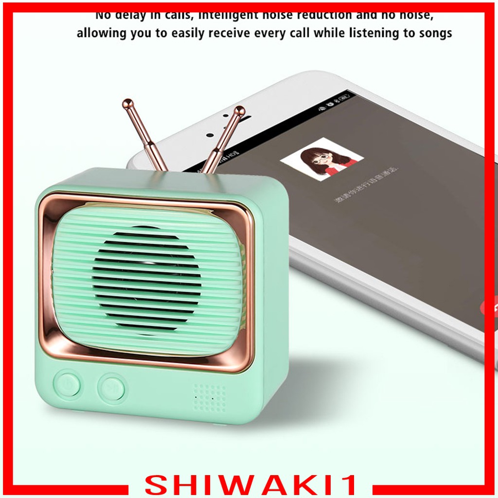 Loa Bluetooth Không Dây Mini Phong Cách Cổ Điển Shiwaki1