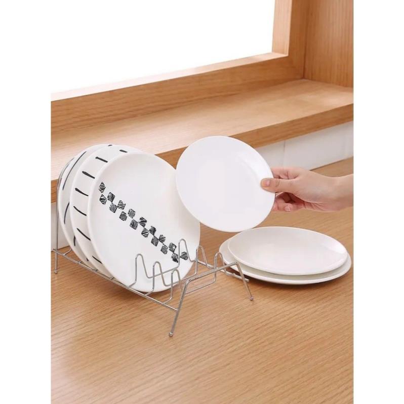 Giá Cài Vung 7 Tầng , Giá Úp Đĩa Inox Đa Năng Tiện Dụng