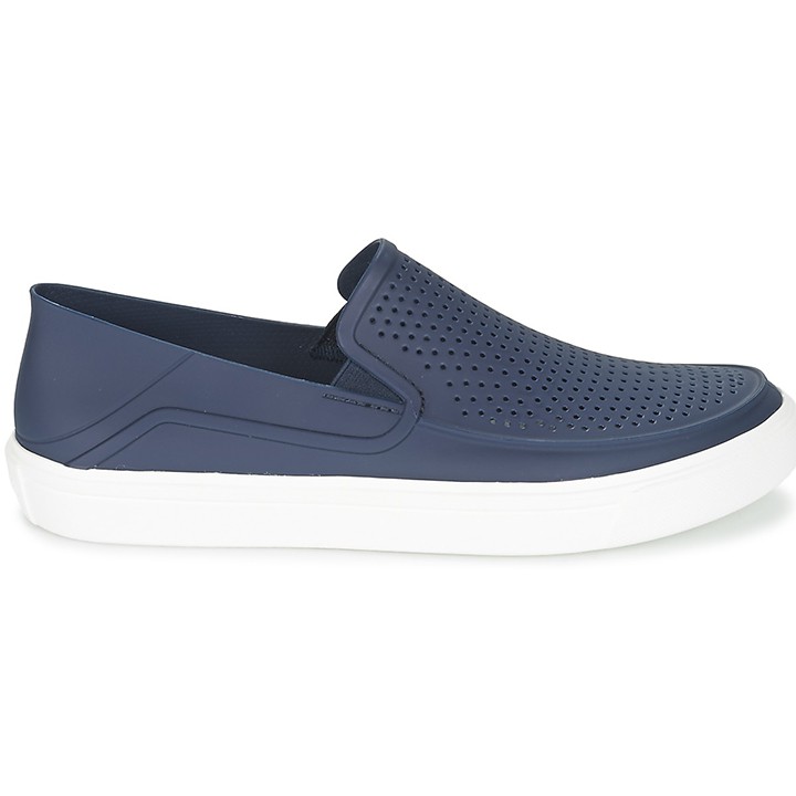 Giày nhựa đi mưa chống hôi chân -Croslite-Citilane-Roka-Slip-on cho nam màu Xanh Đen