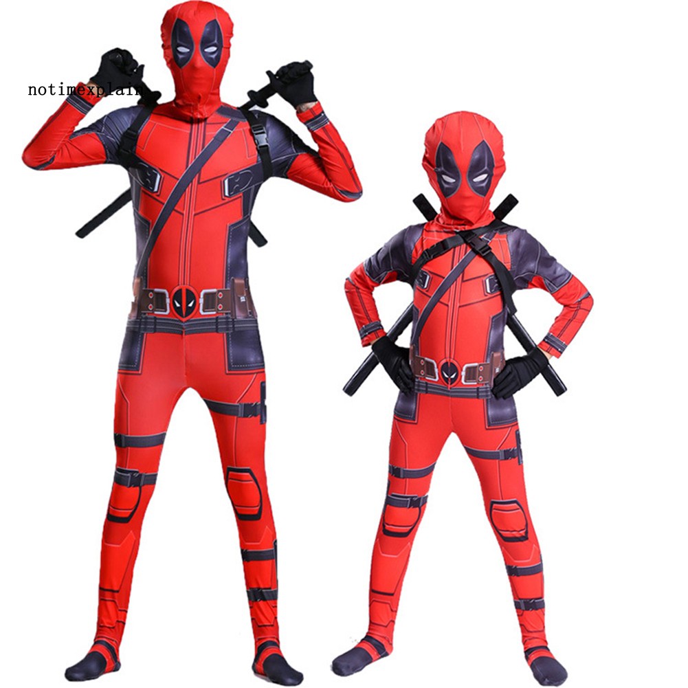 Bộ trang phục Cosplay nhân vật siêu anh hùng Deadpool cho trẻ em