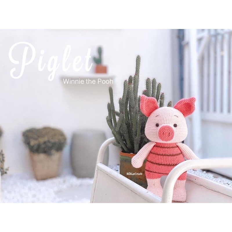 Gấu Pooh và những người bạn, gấu Pooh bằng len handmade
