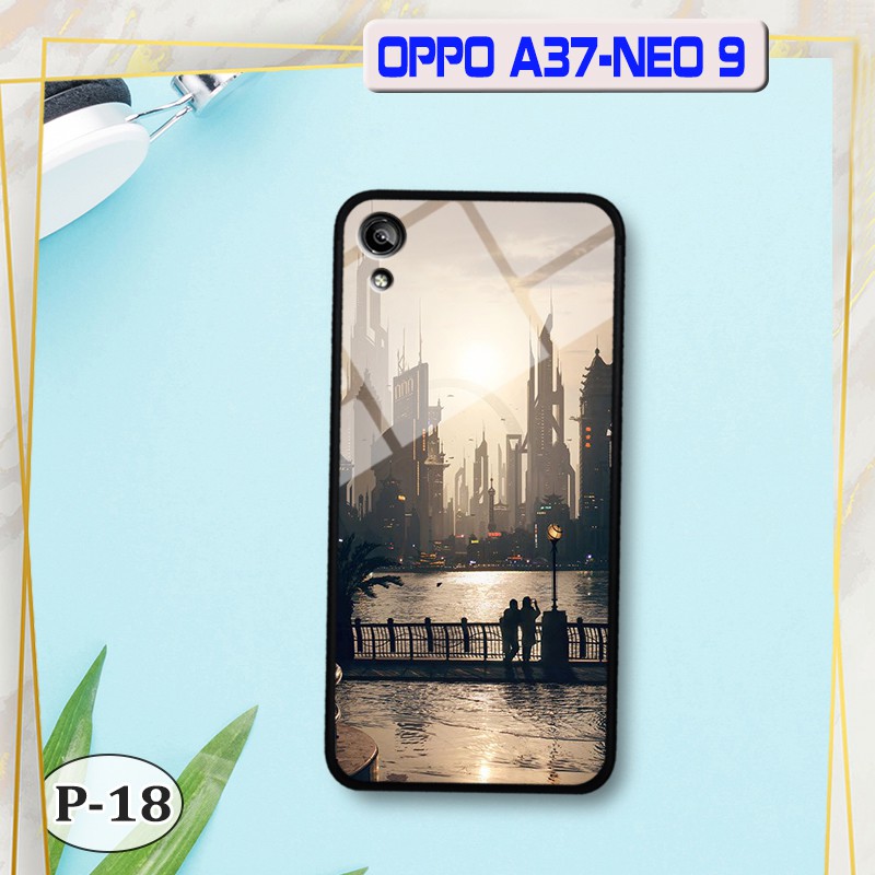 Ốp lưng kính OPPO A37 (Neo 9)- hình 3D