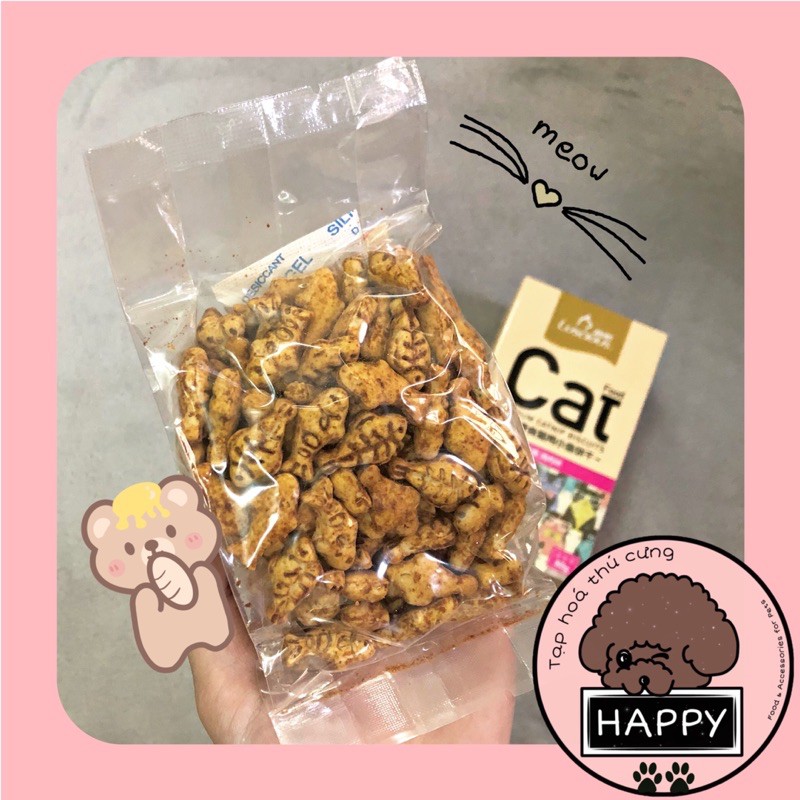 Bánh quy catnip cao cấp hình cá Luscious [Ảnh thật][Có sẵn]- Bánh thưởng cho mèo/Ăn vặt cho mèo - Tạp Hóa Thú Cưng Happy