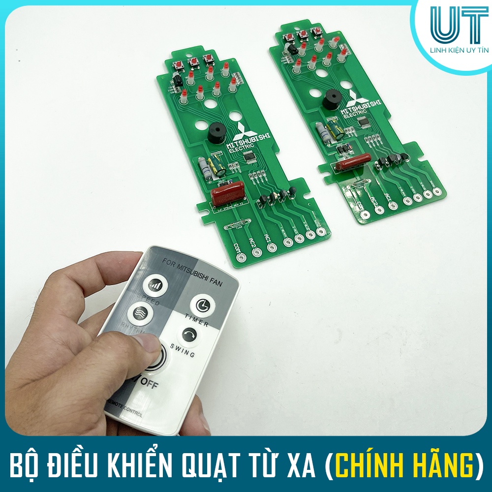 Bộ mạch điều khiển quạt treo tường từ xa MITSUBISHI W16-R ( Chính Hãng )