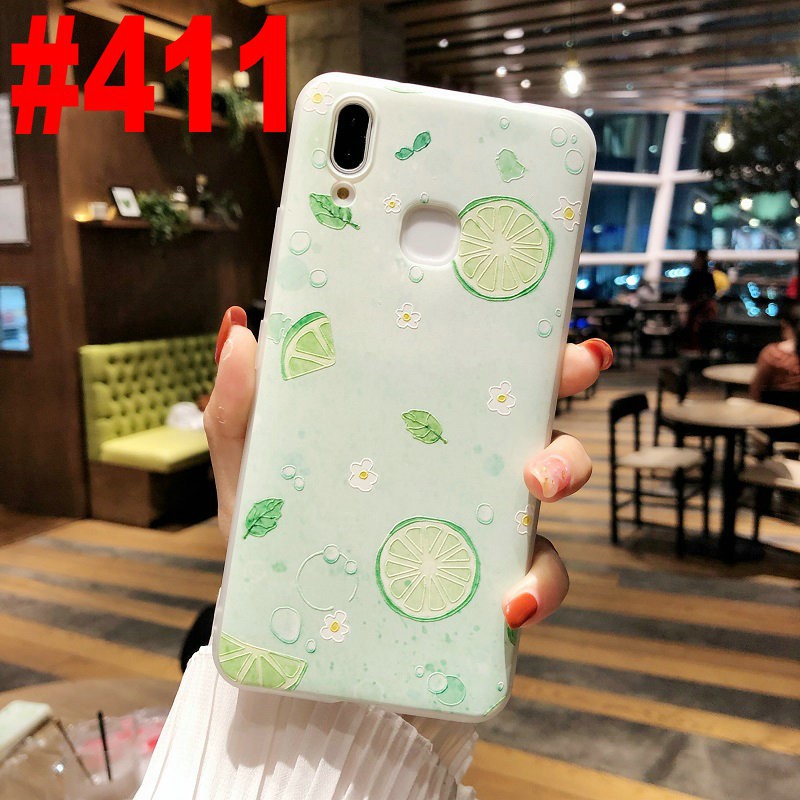 GNC| Ốp lưng nhựa nhiệt dẻo cho Lemon Orange Casing VIVO Y20s Y12s Y50 Y30i V20 V19 U10 Y11 Y17 Y15 Y12 V9 Plus YSlim Cover Soft TPU Matte Case