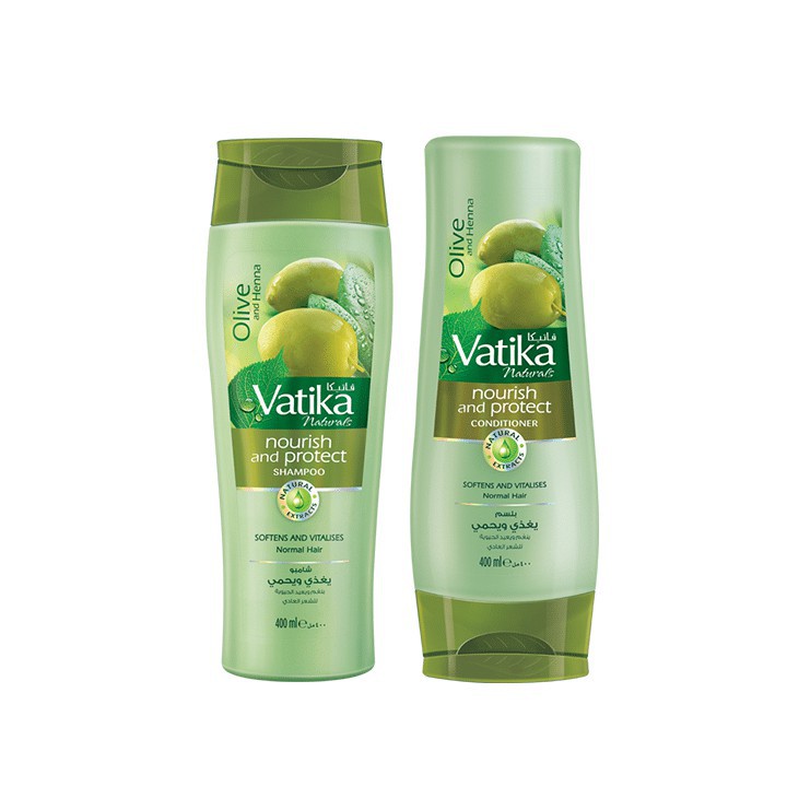 Dầu gội Vatika Naturals Nourish &amp; Protect Shampoo nuôi dưỡng và bảo vệ tóc dày óng mượt 700ml