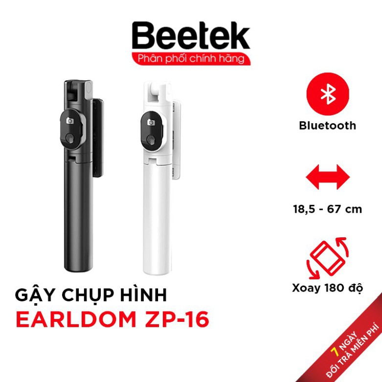 Gậy Chụp Ảnh 3 Chân Bluetooth Earldom ZP-16 | BigBuy360 - bigbuy360.vn