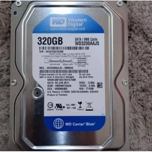 Ổ Cứng Ngoài 9k Wdc Hdd Wdc 320gb Sata 3.5 "