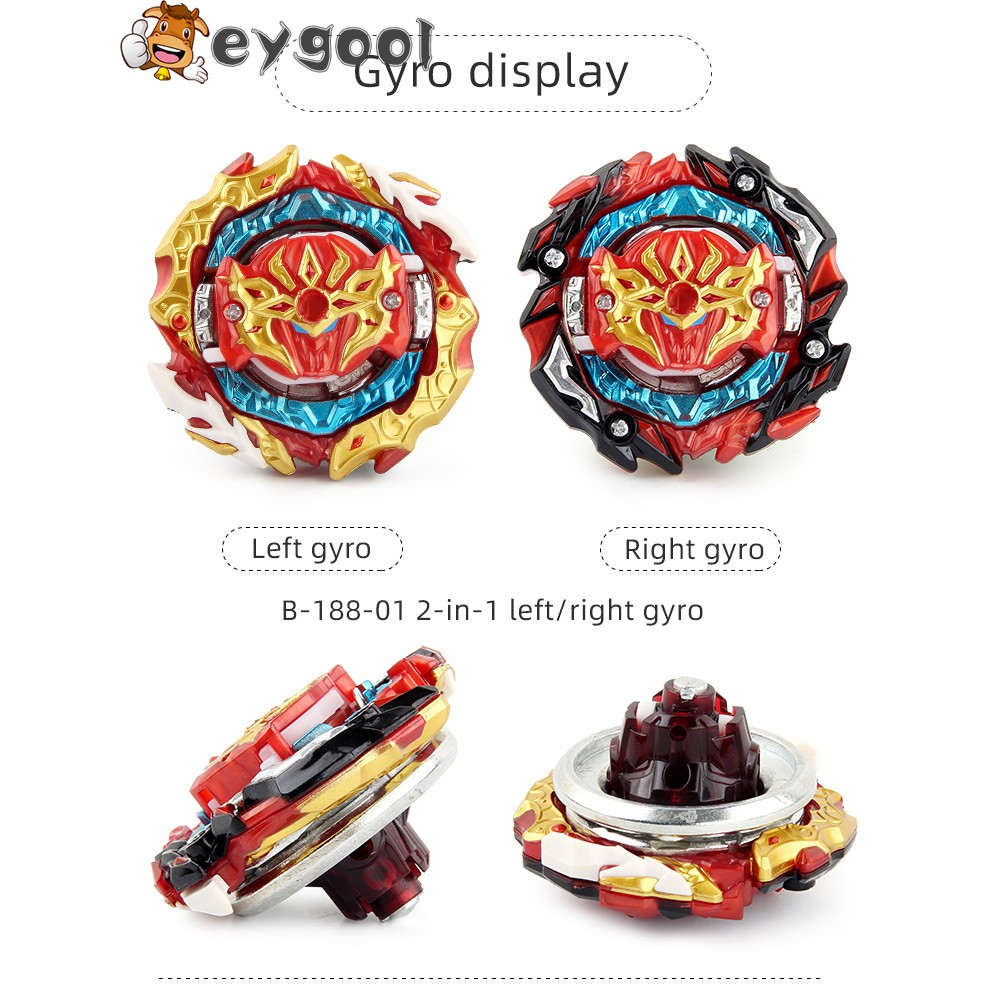 Bộ đồ chơi con quay Beyblade B188/B184 2 trong 1 nhiều loại tùy chọn