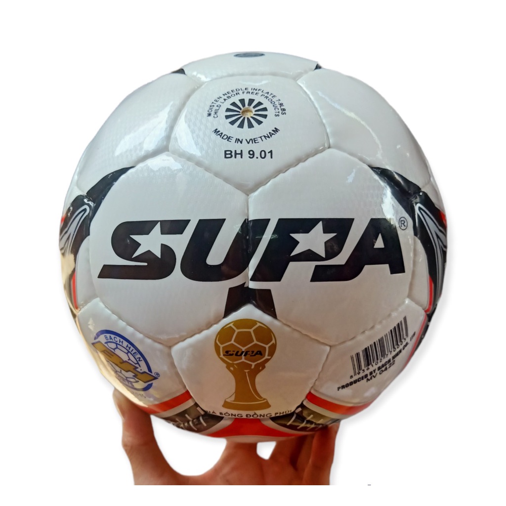 QUẢ BÓNG ĐÁ SUPA CAO CẤP CHUYÊN NGHIỆP SIZE 4 - 5 - CHẤT LƯỢNG TƯƠNG ĐƯƠNG UHV GIÁ TỐT