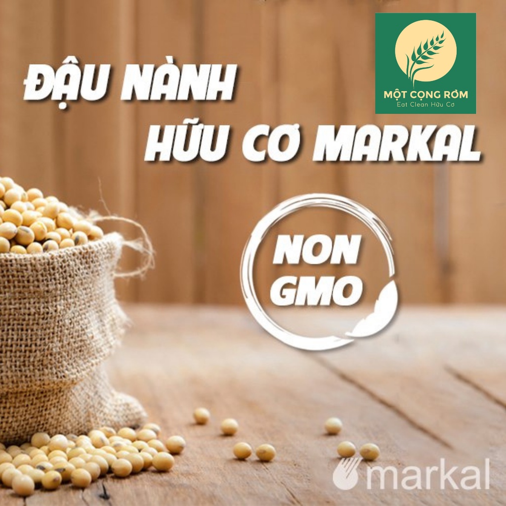 Đậu nành nguyên hạt hữu cơ Markal 500g Pháp | Một Cọng Rơm