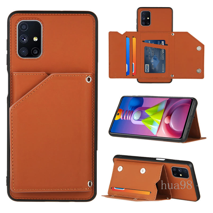 Ốp điện thoại bằng da PU kèm ví cao cấp cho Samsung Galaxy Note10 Lite SM-N770F/DS M51 SM-M515F/DSN M60S M80S A81 A91