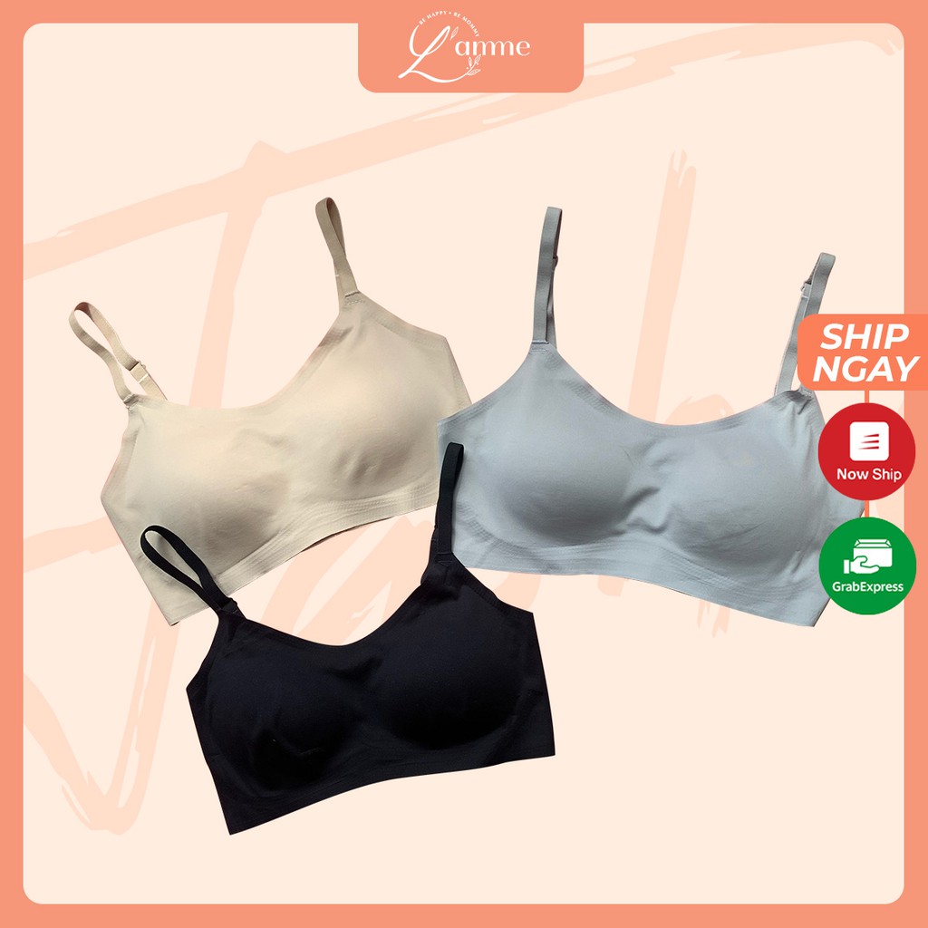 Áo lót không gọng (A3) chất su mềm nhẹ thoáng mát cho mẹ bầu mặc trước và sau sinh by LAMME | BigBuy360 - bigbuy360.vn