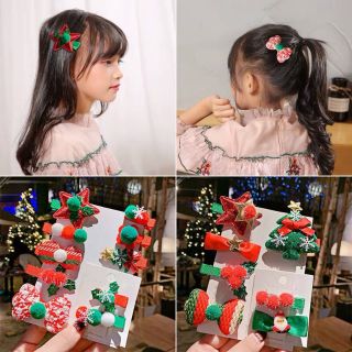 Set kẹp tóc Noel cho bé tặng quà Noel rất dễ thương nhé ☺️☺️☺️