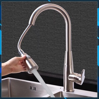 Vòi rửa chén bát dây rút kéo inox 304