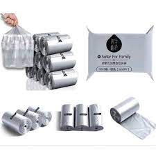 ⛔FREESHIPXTRA⛔ Bịch 3 cuộn túi đựng rác sinh học tự phân hủy (LOẠI GHI - LOẠI 3 CUỘN)