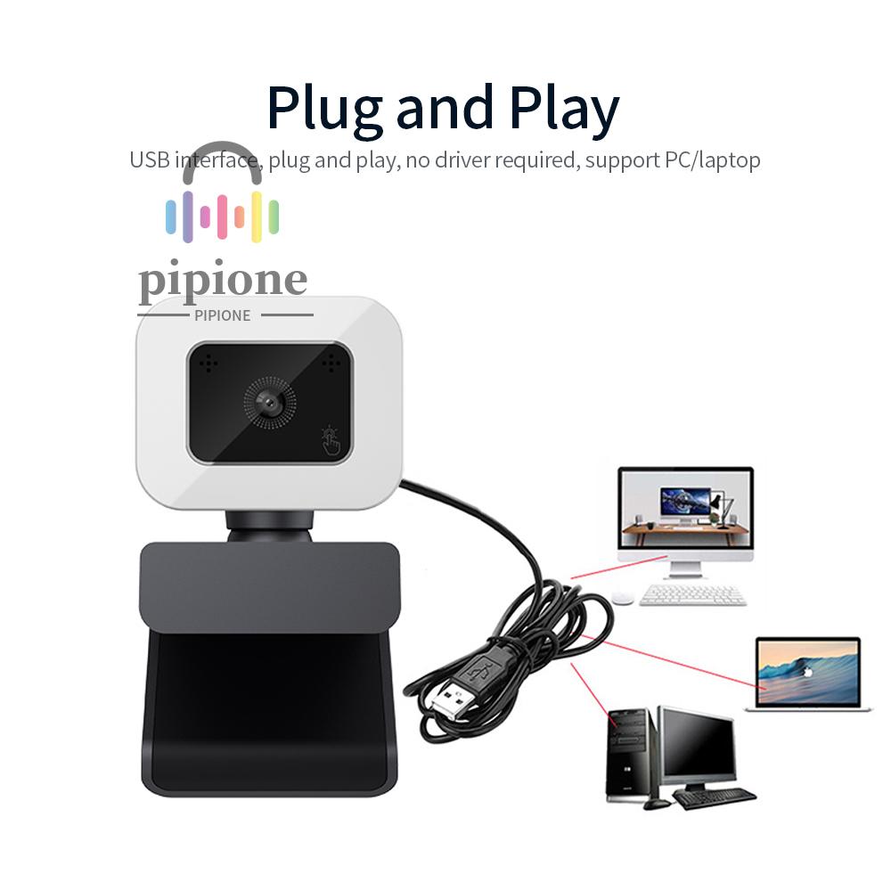 Webcam X2K Có Micro Và Đèn Led Chống Ồn Cho Máy Ảnh | BigBuy360 - bigbuy360.vn