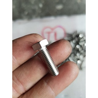 ốc 6ly 2 phân inox (5 con) (loại tốt)