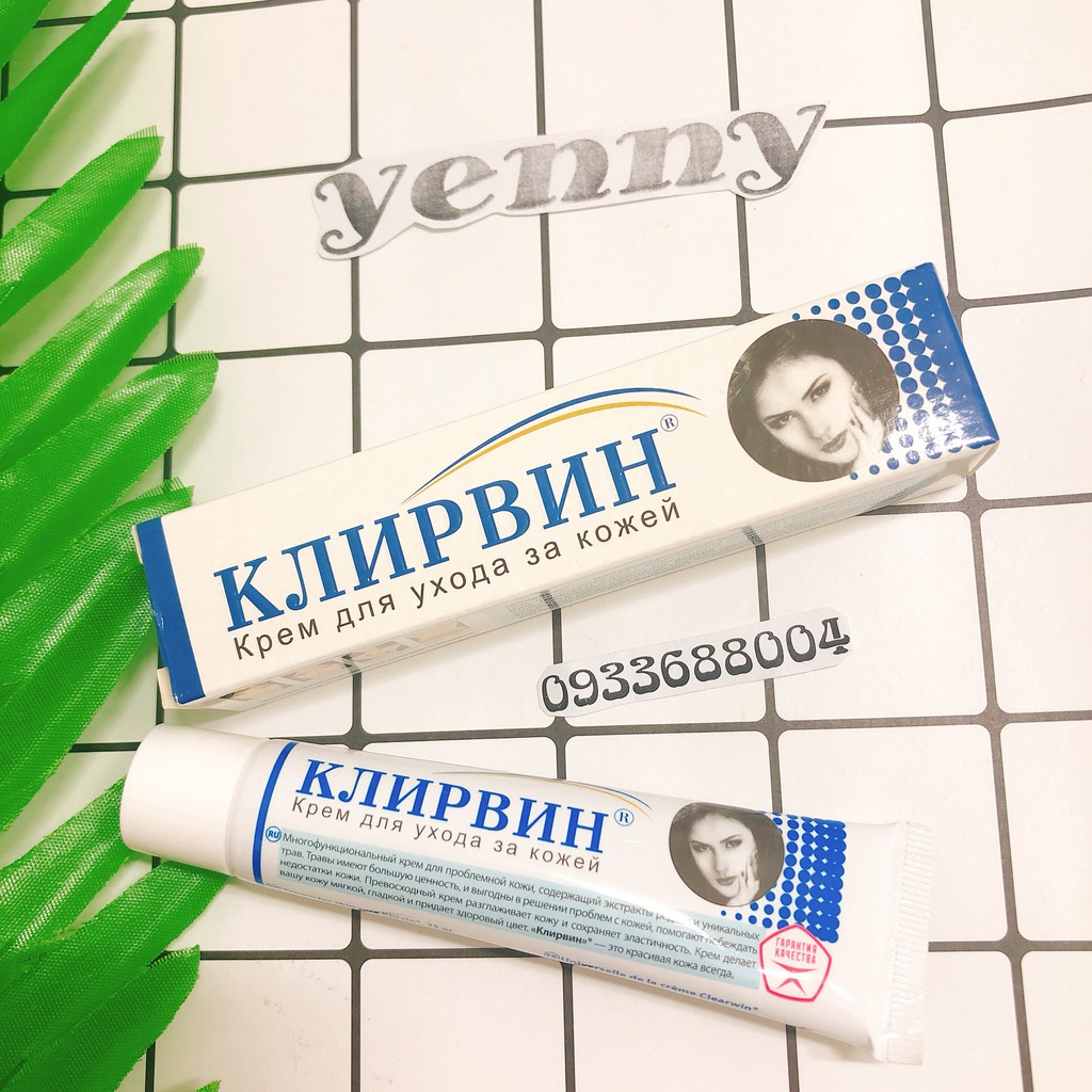 Kem Mờ Sẹo Nga Klirvin Cream 25g