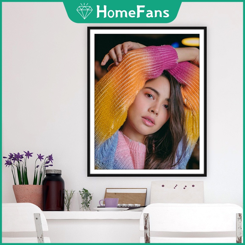 Bộ Tranh Đính Đá 5D Họa Tiết Ngôi Sao Thái Lan Độc Đáo Kích Thước 40x50cm Trang Trí Nhà Cửa