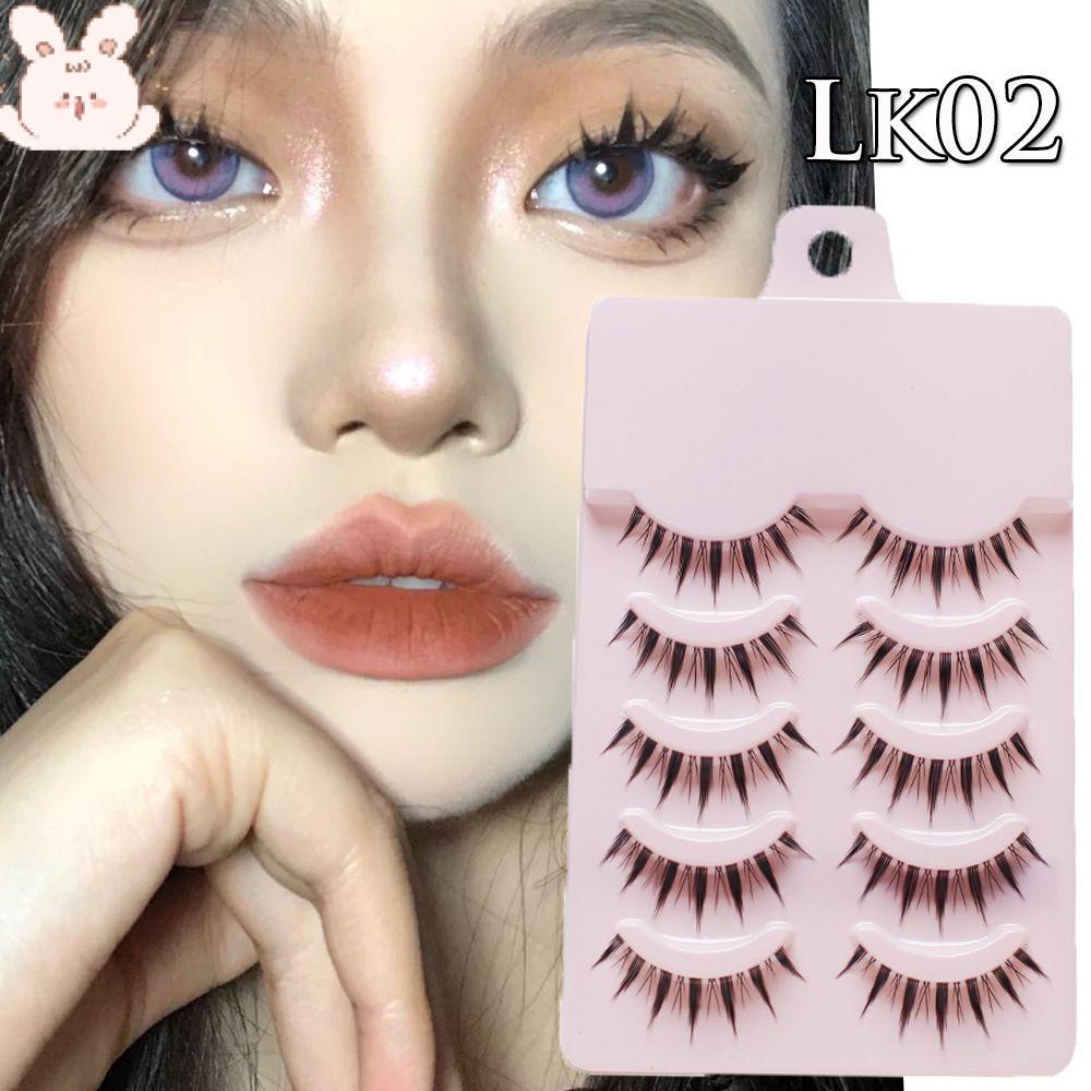 Set 5 Cặp Lông Mi Giả 3D Dày Dài Có Thể Tái Sử Dụng