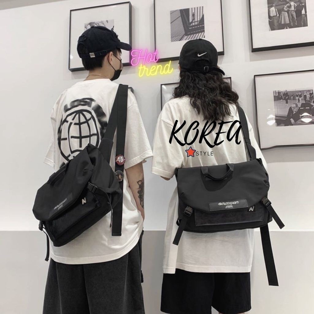 Túi Đeo Chéo Thời Trang Hàn Quốc Học Sinh Sinh Viên Đi Học Đi Chơi Dành Cho Nam Nữ - AVR -CHỐNG NƯỚC