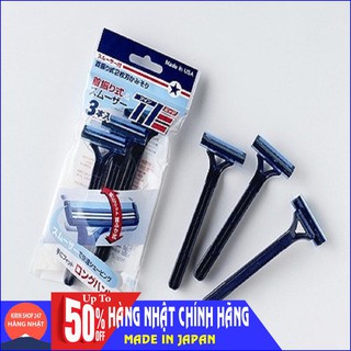 Set 3 dao cạo râu 2 lưỡi kép Hàng Nhật
