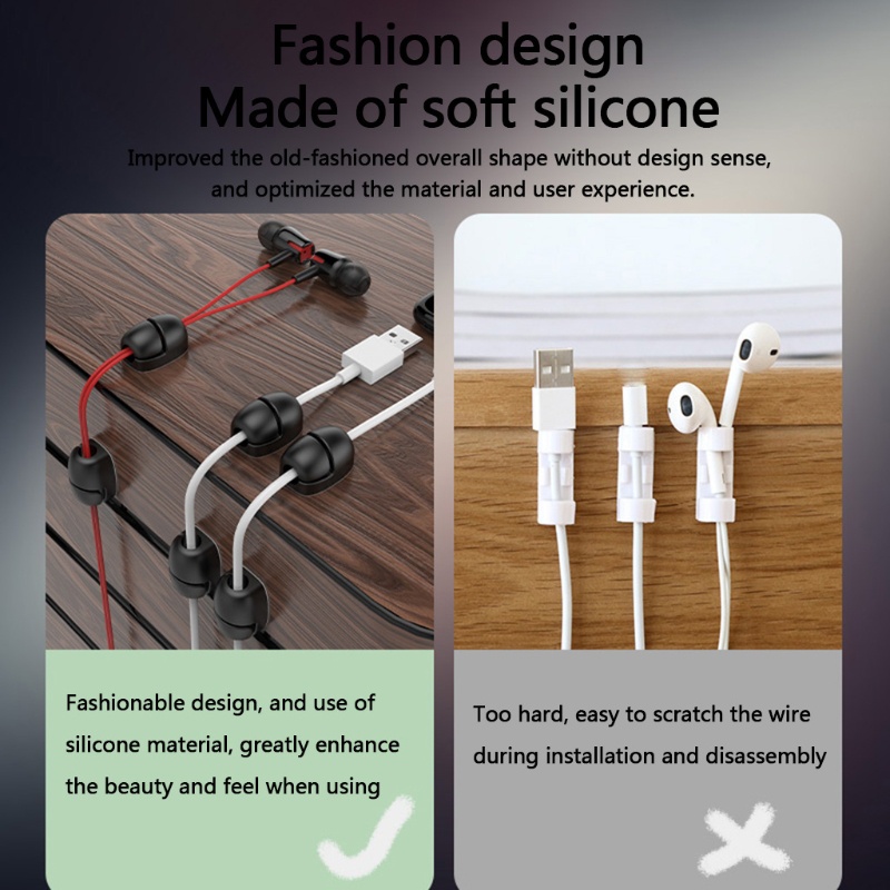 Dụng Cụ Cuốn Dây Cáp Tự Dính Sắp Xếp Gọn Gàng Sắp Xếp Gọn Gàng Cho Nhà Ở / Văn Phòng