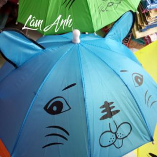 Ô Dù Che Mưa Em Bé In Hình Tai Thỏ 43cm